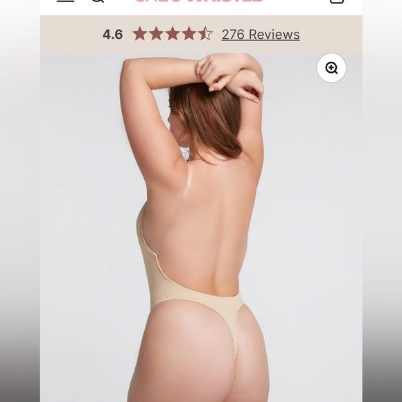 NEW Plunge Backless Bra Bodysuit - Picture 3 of 12